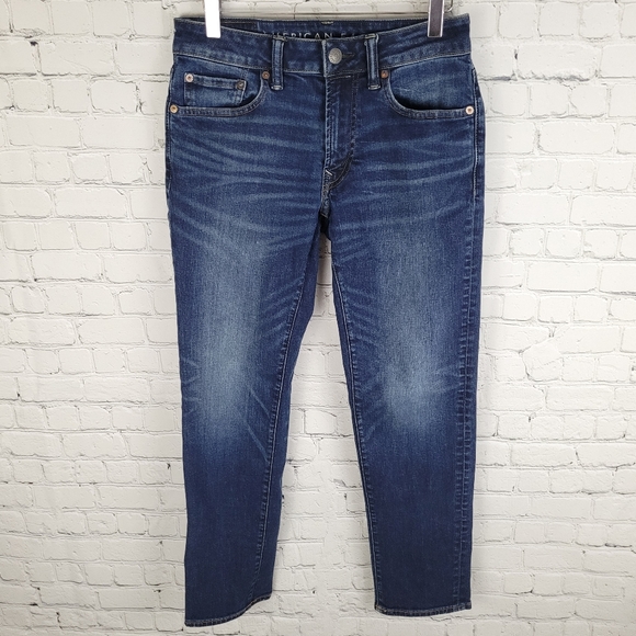 AMERICAN EAGLE | Slim Straight medium wash denim jeans - Picture 5 of 10